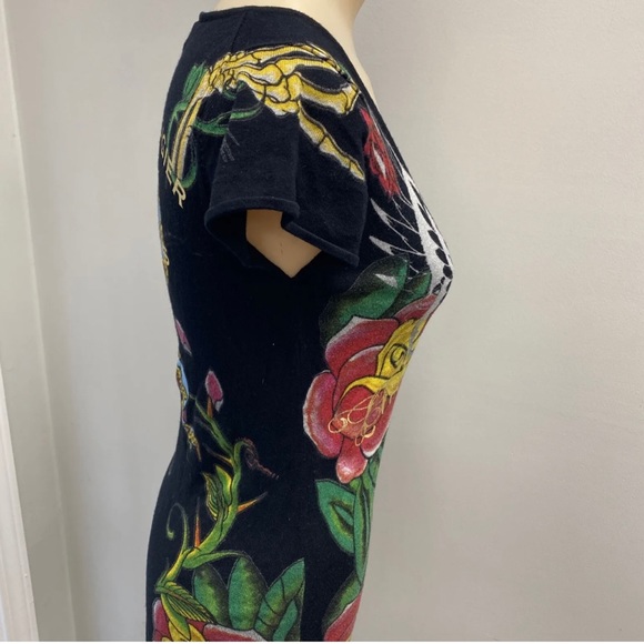 Christian Audigier size medium black top for women - Picture 5 of 11